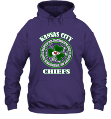 NFL Kansas City Chiefs Logo Happy St Patrick's Day Hooded Sweatshirt Hooded Sweatshirt - FordPhuMy