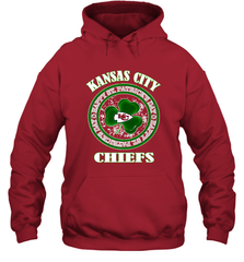 NFL Kansas City Chiefs Logo Happy St Patrick's Day Hooded Sweatshirt Hooded Sweatshirt - FordPhuMy