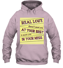 Real love funny quotes for valentine (2) Hooded Sweatshirt Hooded Sweatshirt - FordPhuMy