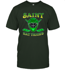 Saint Hat Tricks Ice Hockey Funny St Patricks Day Gift Men's T-Shirt Men's T-Shirt - FordPhuMy