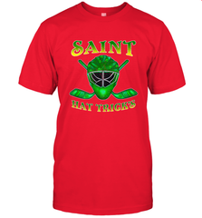 Saint Hat Tricks Ice Hockey Funny St Patricks Day Gift Men's T-Shirt Men's T-Shirt - FordPhuMy