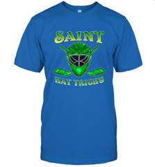Saint Hat Tricks Ice Hockey Funny St Patricks Day Gift Men's T-Shirt Men's T-Shirt - FordPhuMy