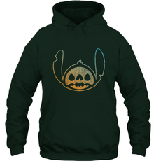 Disney Stitch Face Halloween Hooded Sweatshirt Hooded Sweatshirt - FordPhuMy