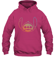 Disney Stitch Face Halloween Hooded Sweatshirt Hooded Sweatshirt - FordPhuMy