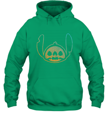 Disney Stitch Face Halloween Hooded Sweatshirt Hooded Sweatshirt - FordPhuMy