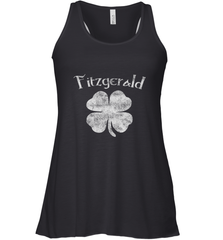 Vintage Fitzgerald Irish Shamrock St Patty's Day Women's Racerback Tank Women's Racerback Tank - FordPhuMy