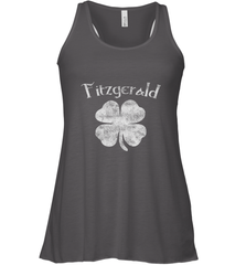Vintage Fitzgerald Irish Shamrock St Patty's Day Women's Racerback Tank Women's Racerback Tank - FordPhuMy