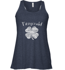 Vintage Fitzgerald Irish Shamrock St Patty's Day Women's Racerback Tank Women's Racerback Tank - FordPhuMy