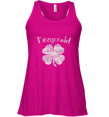 Vintage Fitzgerald Irish Shamrock St Patty's Day Women's Racerback Tank Women's Racerback Tank - FordPhuMy