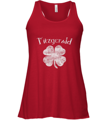 Vintage Fitzgerald Irish Shamrock St Patty's Day Women's Racerback Tank Women's Racerback Tank - FordPhuMy