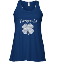 Vintage Fitzgerald Irish Shamrock St Patty's Day Women's Racerback Tank Women's Racerback Tank - FordPhuMy