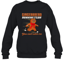 Christmas Gingerbread Man Cookie Gingerbread Running Team Crewneck Sweatshirt Crewneck Sweatshirt - FordPhuMy