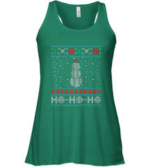 Christmas Baseball Snowman Ugly Christmas Xmas Women's Racerback Tank Women's Racerback Tank - FordPhuMy