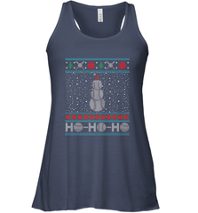 Christmas Baseball Snowman Ugly Christmas Xmas Women's Racerback Tank Women's Racerback Tank - FordPhuMy