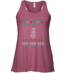 Christmas Baseball Snowman Ugly Christmas Xmas Women's Racerback Tank Women's Racerback Tank - FordPhuMy