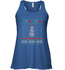 Christmas Baseball Snowman Ugly Christmas Xmas Women's Racerback Tank Women's Racerback Tank - FordPhuMy