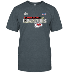 Youth Kansas City Chiefs NFL Pro Line by Fanatics Super Bowl LIV Champions Trophy Men's T-Shirt Men's T-Shirt - FordPhuMy