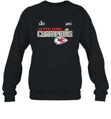 Youth Kansas City Chiefs NFL Pro Line by Fanatics Super Bowl LIV Champions Trophy Crewneck Sweatshirt Crewneck Sweatshirt - FordPhuMy