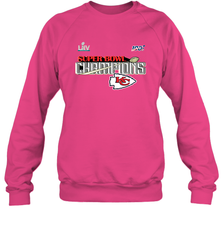 Youth Kansas City Chiefs NFL Pro Line by Fanatics Super Bowl LIV Champions Trophy Crewneck Sweatshirt Crewneck Sweatshirt - FordPhuMy