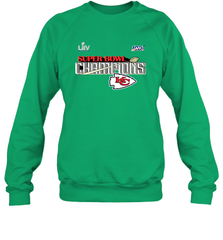 Youth Kansas City Chiefs NFL Pro Line by Fanatics Super Bowl LIV Champions Trophy Crewneck Sweatshirt Crewneck Sweatshirt - FordPhuMy