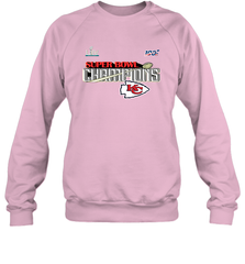Youth Kansas City Chiefs NFL Pro Line by Fanatics Super Bowl LIV Champions Trophy Crewneck Sweatshirt Crewneck Sweatshirt - FordPhuMy