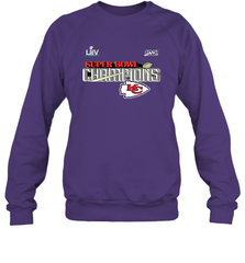 Youth Kansas City Chiefs NFL Pro Line by Fanatics Super Bowl LIV Champions Trophy Crewneck Sweatshirt Crewneck Sweatshirt - FordPhuMy