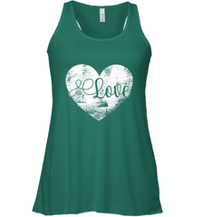Love Valentines Day Heart Vintage Gift For Men Women Women's Racerback Tank Women's Racerback Tank - FordPhuMy
