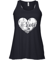 Love Valentines Day Heart Vintage Gift For Men Women Women's Racerback Tank Women's Racerback Tank - FordPhuMy