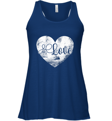 Love Valentines Day Heart Vintage Gift For Men Women Women's Racerback Tank Women's Racerback Tank - FordPhuMy