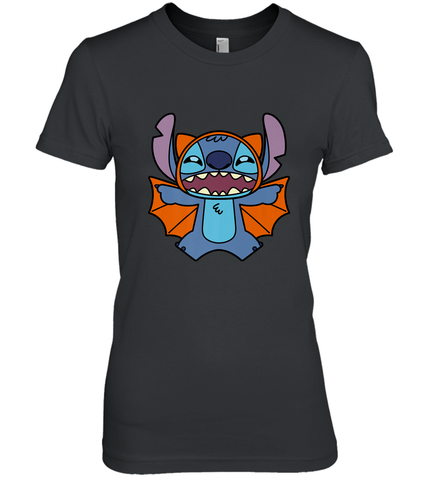 Disney Stitch Bat Halloween Costume Women's Premium T-Shirt Women's Premium T-Shirt / Black / XS Women's Premium T-Shirt - FordPhuMy