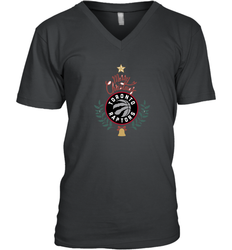 NBA Toronto Raptors Logo merry Christmas gilf Men's V-Neck