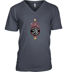 NBA Toronto Raptors Logo merry Christmas gilf Men's V-Neck Men's V-Neck - FordPhuMy