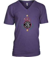 NBA Toronto Raptors Logo merry Christmas gilf Men's V-Neck Men's V-Neck - FordPhuMy