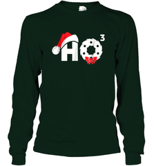 Santa HO HO3 Cubed Funny Christmas Long Sleeve T-Shirt Long Sleeve T-Shirt - FordPhuMy