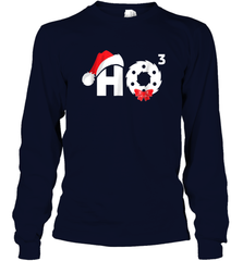Santa HO HO3 Cubed Funny Christmas Long Sleeve T-Shirt Long Sleeve T-Shirt - FordPhuMy