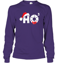 Santa HO HO3 Cubed Funny Christmas Long Sleeve T-Shirt Long Sleeve T-Shirt - FordPhuMy