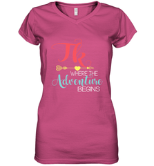 TK Transitional Kindergarten Where The Adventure Begins Women's V-Neck T-Shirt Women's V-Neck T-Shirt - FordPhuMy