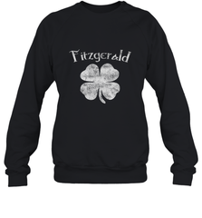 Vintage Fitzgerald Irish Shamrock St Patty's Day Crewneck Sweatshirt Crewneck Sweatshirt - FordPhuMy