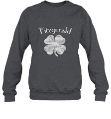 Vintage Fitzgerald Irish Shamrock St Patty's Day Crewneck Sweatshirt Crewneck Sweatshirt - FordPhuMy