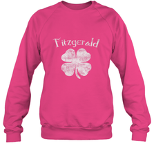 Vintage Fitzgerald Irish Shamrock St Patty's Day Crewneck Sweatshirt Crewneck Sweatshirt - FordPhuMy