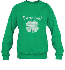 Vintage Fitzgerald Irish Shamrock St Patty's Day Crewneck Sweatshirt Crewneck Sweatshirt - FordPhuMy