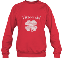 Vintage Fitzgerald Irish Shamrock St Patty's Day Crewneck Sweatshirt Crewneck Sweatshirt - FordPhuMy