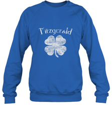 Vintage Fitzgerald Irish Shamrock St Patty's Day Crewneck Sweatshirt Crewneck Sweatshirt - FordPhuMy