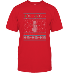 Christmas Baseball Snowman Ugly Christmas Xmas Men's T-Shirt Men's T-Shirt - FordPhuMy