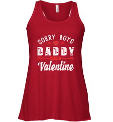 Funny Valentine's Day Present For Your Little Girl, Daughter Women's Racerback Tank