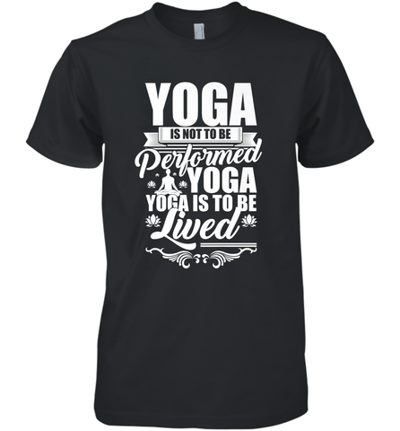 Yoga is More Than Yoga It's a Lifestyle Men's Premium T-Shirt Men's Premium T-Shirt / Black / XS Men's Premium T-Shirt - FordPhuMy