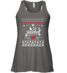 It's Baseball Season Ugly Sweater Christmas 2019 Women's Racerback Tank Women's Racerback Tank - FordPhuMy