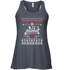 It's Baseball Season Ugly Sweater Christmas 2019 Women's Racerback Tank Women's Racerback Tank - FordPhuMy