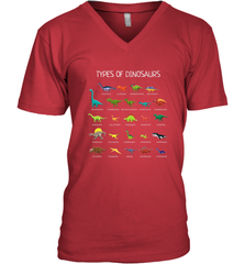 Types Of Dinosaurs Men's V-Neck Men's V-Neck - FordPhuMy