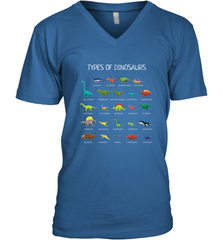Types Of Dinosaurs Men's V-Neck Men's V-Neck - FordPhuMy